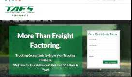 
							         TAFS: Expert Trucking Consultants - Make Your Trucking ...								  
							    