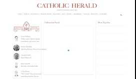 
							         Tag: Ordinariate Portal | Catholic Herald								  
							    