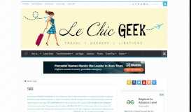 
							         Tags - Le Chic Geek								  
							    