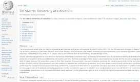 
							         Tai Solarin University of Education - Wikipedia								  
							    