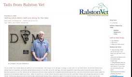 
							         Tails from Ralston Vet								  
							    