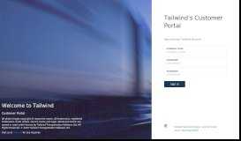 
							         Tailwind Customer Portal - Tailwind Transportation Software								  
							    