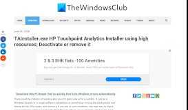 
							         TAInstaller.exe HP Touchpoint Analytics Installer using high resources								  
							    