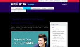 
							         Take IELTS with the British Council | British Council Singapore								  
							    