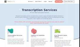 
							         Take Note: Quality Transcription Services from just £0.79/min								  
							    