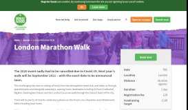 
							         Take on the London Marathon Walk for Dogs for Good								  
							    