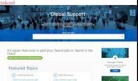 
							         Talend Global, Multi-Lingual Technical Support Services								  
							    