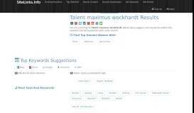 
							         Talent maximus wockhardt Results For Websites Listing								  
							    