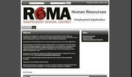 
							         TalentEd Hire - Roma ISD								  
							    