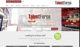 
							         TalentForce: Temporary and Temp-to-Hire Staffing Agencies								  
							    