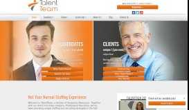 
							         TalentTeam Utah - Salt Lake City Staffing Agencies and Employment ...								  
							    