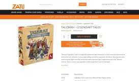 
							         Talisman - Legendary Tales | Board Game | Zatu Games UK								  
							    