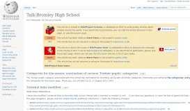 
							         Talk:Bromley High School - Wikipedia								  
							    