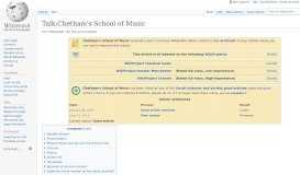 
							         Talk:Chetham's School of Music - Wikipedia								  
							    