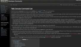 
							         Talk:Console Command List - Valve Developer Community								  
							    