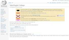 
							         Talk:Flagler College - Wikipedia								  
							    