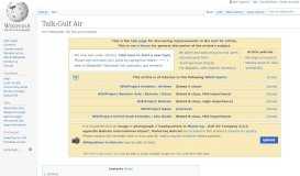 
							         Talk:Gulf Air - Wikipedia								  
							    