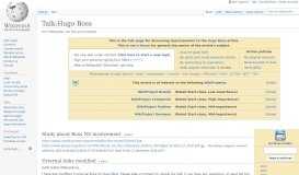 
							         Talk:Hugo Boss - Wikipedia								  
							    