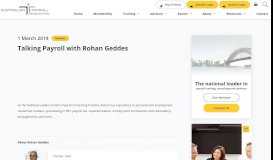 
							         Talking Payroll with Rohan Geddes - Australian Payroll Association								  
							    