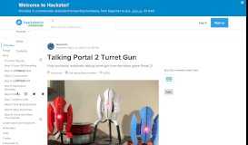 
							         Talking Portal 2 Turret Gun - Hackster.io								  
							    
