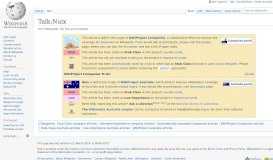 
							         Talk:Nuix - Wikipedia								  
							    