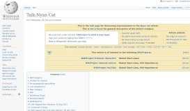 
							         Talk:Nyan Cat - Wikipedia								  
							    