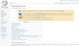 
							         Talk:Off-side rule - Wikipedia								  
							    