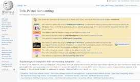 
							         Talk:Pastel Accounting - Wikipedia								  
							    