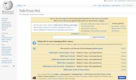 
							         Talk:Pizza Hut - Wikipedia								  
							    