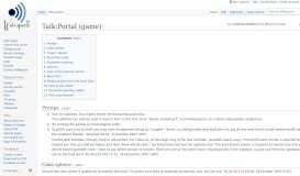 
							         Talk:Portal (game) - Wikiquote								  
							    
