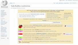 
							         Talk:Raffles Institution - Wikipedia								  
							    