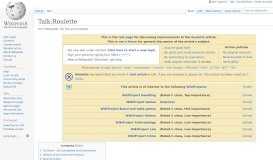 
							         Talk:Roulette - Wikipedia								  
							    