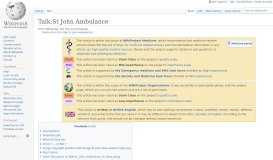 
							         Talk:St John Ambulance - Wikipedia								  
							    