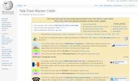 
							         Talk:Time Warner Cable - Wikipedia								  
							    