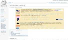 
							         Talk:Trine University - Wikipedia								  
							    