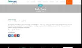 
							         Tally Tech - INTTRA								  
							    