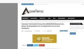 
							         Tamale Technical University 2019/2020 Resources, News and ...								  
							    