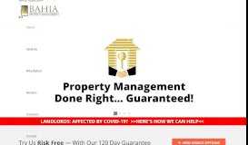 
							         Tampa Property Management - Bahia Property Management								  
							    