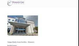 
							         Tampa – Shady Grove Fertility at the Women's Health Center Tampa ...								  
							    