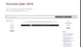 
							         TANAPA Tanzania Vacancies (180 Jobs) - Tanzania Jobs 2019								  
							    