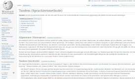 
							         Tandem (Sprachlernmethode) – Wikipedia								  
							    