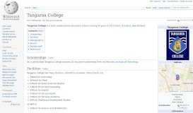
							         Tangaroa College - Wikipedia								  
							    