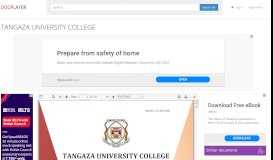 
							         TANGAZA UNIVERSITY COLLEGE - PDF - DocPlayer.net								  
							    
