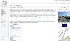 
							         Tangier, Virginia - Wikipedia								  
							    