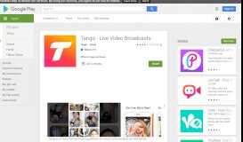 
							         Tango - Live Video Broadcasts - Apps on Google Play								  
							    