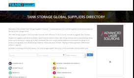 
							         Tank Storage Intelligence - The Online Portal for the Tank Storage ...								  
							    