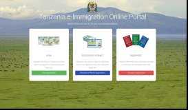 
							         Tanzania Immigration Department e-Service								  
							    