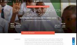 
							         Tanzania's Open Education Dashboards - Open Data's Impact								  
							    