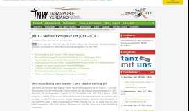
							         Tanzsport in Nordrhein-Westfalen » » JMD – Neues kompakt ... - TNW								  
							    