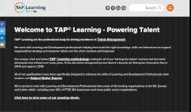 
							         TAP Learning and Development								  
							    